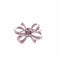 Bague 55 Bague Noeud en or blanc diamants 58 Facettes