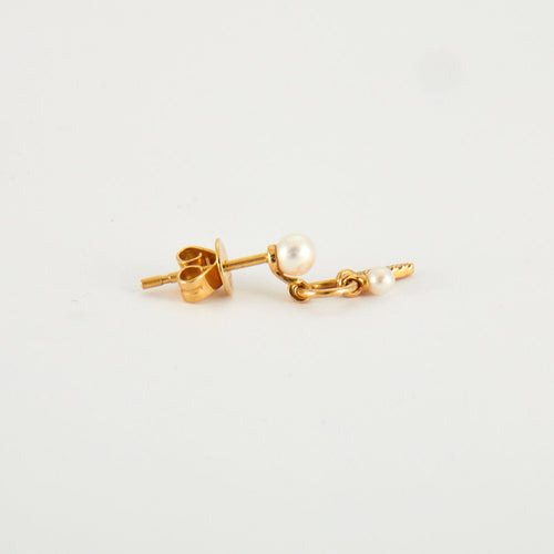 Boucles d'oreilles Boucles d'oreilles diamants & perle 58 Facettes