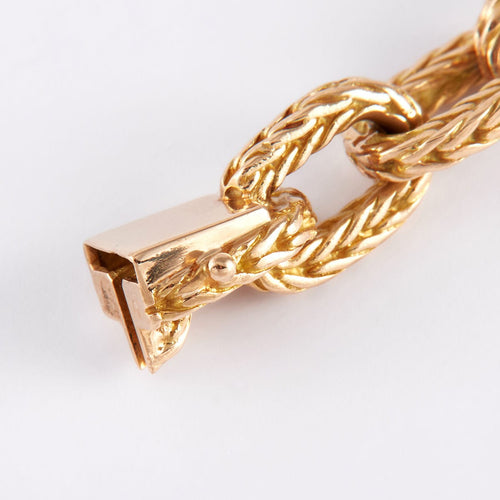 Bracelet Bracelet gourmette or jaune 58 Facettes