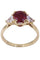 Bague 53 BAGUE RUBIS ET DIAMANTS 58 Facettes 074491