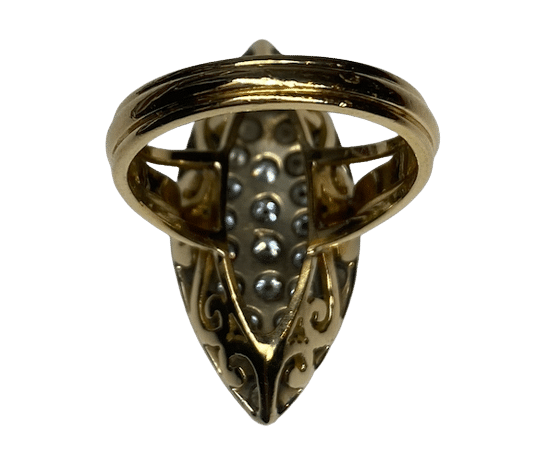 Bague BAGUE MARQUISE DIAMANTS 58 Facettes