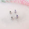 Boucles d'oreilles Boucles d'oreilles puces Tanzanites Or Blanc 58 Facettes AA 1496