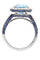 Bague BAGUE MODERNE TOPAZE, SAPHIRS ET DIAMANTS 58 Facettes 040291