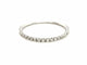 Bague 54 Bague Alliance Or blanc Diamant 58 Facettes 578786RV