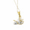 Collier Collier pendentif Escargot perle diamant 58 Facettes 25556