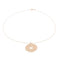 Collier Ginette NY Collier Donut On Chain Or rose 58 Facettes 2519192CN