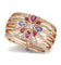 Bracelet Bracelet Manchette Chanel "San Marco" or rose, diamants et spinelles. 58 Facettes 31122