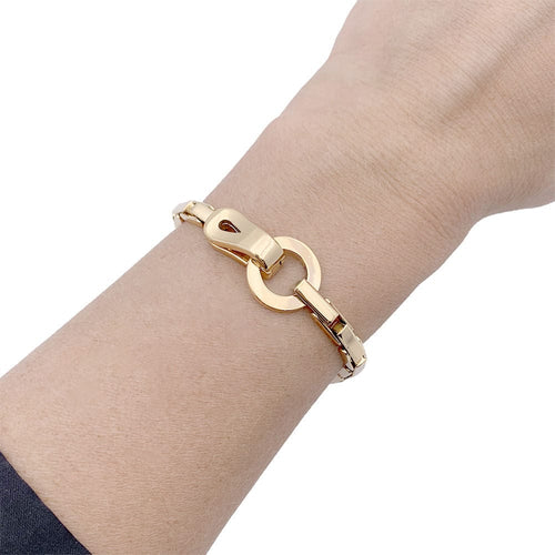 Bracelet Bracelet Cartier "Agrafe" en or jaune. 58 Facettes 33477