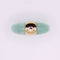 Bague Bague résine lagon et or jaune 58 Facettes