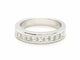 Bague 54 Bague Demie alliance Or blanc Diamant 58 Facettes 578776RV