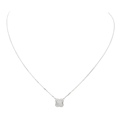 Collier Mauboussin Collier Trèfle de Toi Or blanc Nacre 58 Facettes 2542129CN