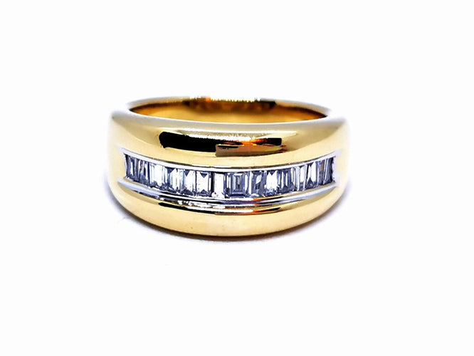 Bague 55 Bague Or jaune Diamant 58 Facettes 978895CN