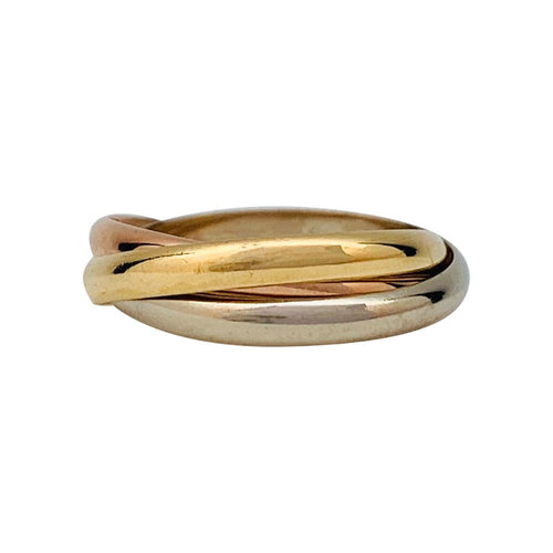 Bague 53 Bague Cartier, "Trinity", trois ors, petit modèle. 58 Facettes 31300