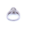 Bague 55 Bague de fiançailles diamant Art Déco 58 Facettes