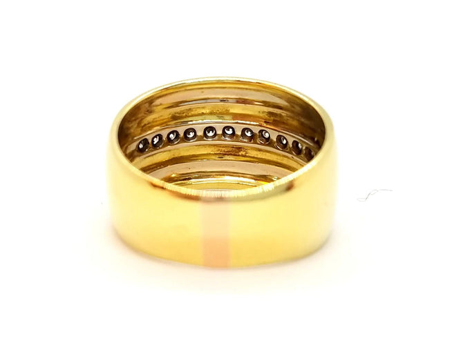 Bague 55 Bague Or jaune Diamant 58 Facettes 900284CN