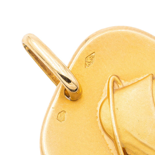 Pendentif Augis Pendentif Religieux Vierge Marie Or jaune 58 Facettes 2275410CN