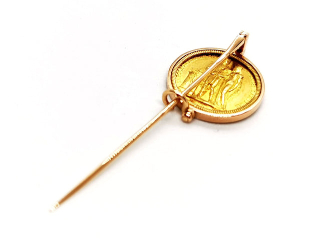 Broche Epingle Or jaune 58 Facettes 1161969CD