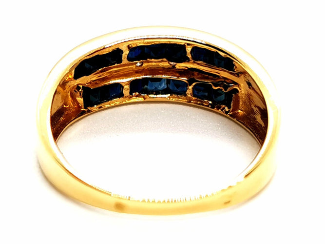 Bague 60 Bague Or jaune Saphir 58 Facettes 1599725CN