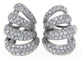 Boucles d'oreilles Boucles d'oreilles or gris et diamants 58 Facettes 36500267