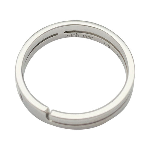 Bague 57 Bague Dinh Van, "Seventies", or blanc. 58 Facettes 31970