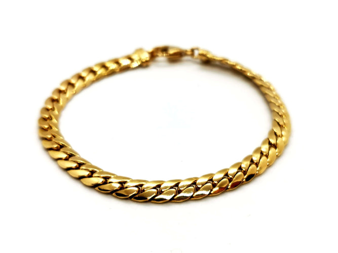 Bracelet Bracelet Maille anglaise Or jaune 58 Facettes 1089690CD