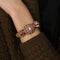 Montre Montre Bracelet Vintage en Or, Rubis et Diamants 58 Facettes