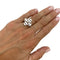 Bague 50 Bague Louis Vuitton or blanc. 58 Facettes 31899