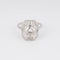 Bague Bague Art Déco Diamant Taille Ancienne Platine 58 Facettes