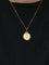 Pendentif AUGIS - Médaille L'originale en or Plus qu'hier, moins que demain 58 Facettes J234