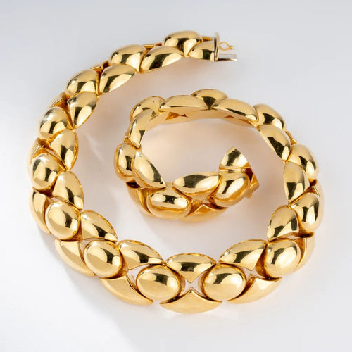 Collier Collier or jaune maillon 58 Facettes 1