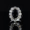Bague 54 Bague ancienne pompadour saphir diamants 58 Facettes 21-795