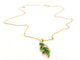 Collier Collier Chaîne + pendentif Or jaune Emeraude 58 Facettes 06591CD