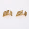 Boutons de manchette Boutons de manchette vintage or 58 Facettes CV64