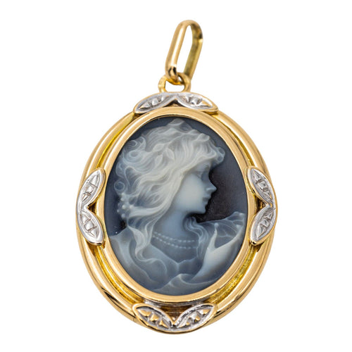 Pendentif Pendentif Camée Or jaune 58 Facettes 2112590CN
