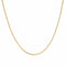 Collier Chaine maille gourmette limée or jaune 58 Facettes 15-244