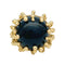 Bague 53 Bague Garnazelle "Boules d'amour" en or jaune et onyx. 58 Facettes 31578