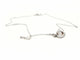 Collier Collier Or blanc Diamant 58 Facettes 578948RV