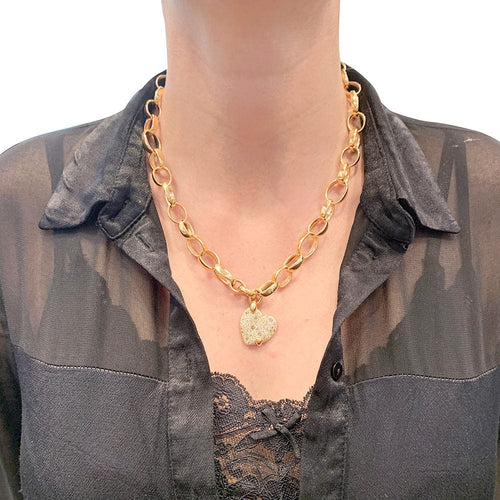 Collier Collier Pomellato "Sabbia" en or rose et diamants bruns. 58 Facettes 31399