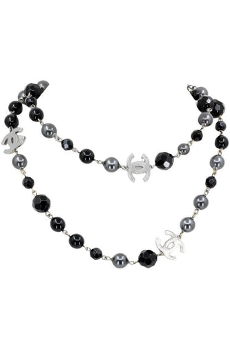 Collier SAUTOIR SIGNÉ CHANEL 58 Facettes 051721