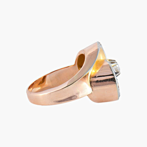 Bague Or Jaune / Diamants BAGUE  « TOURBILLON » OR & DIAMANTS 58 Facettes BO/220035