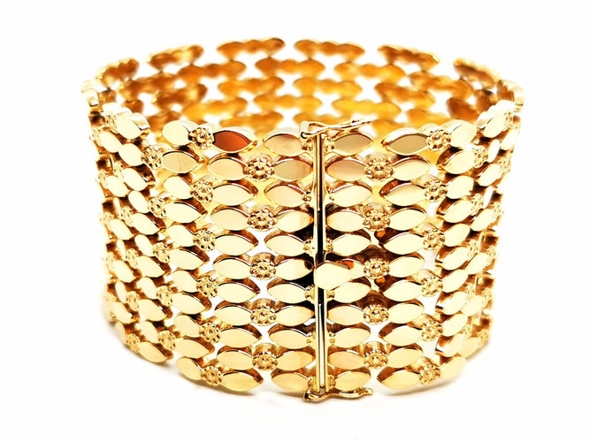 Bracelet Bracelet Manchette Or jaune 58 Facettes 1588606CN