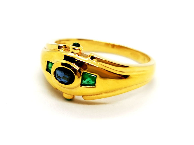 Bague 54 Bague Or jaune Saphir 58 Facettes 1141397CD