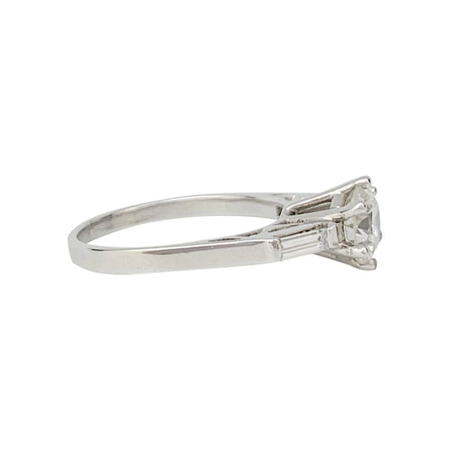 Bague 54 Bague en or blanc, diamant 1,08 carat. 58 Facettes 31231