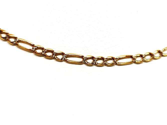 Collier Collier Maille figaro Or jaune 58 Facettes 1141244CD