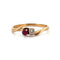 Bague Bague toi et moi, diamant et rubis 58 Facettes