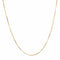Collier Chaine or jaune maille figaro imbriquée 58 Facettes 21-570A