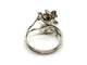 Bague 48 Bague Fleur Or blanc Saphir 58 Facettes 1313050CN