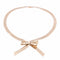 Collier Collier Noeud Or rose 58 Facettes 2302069CN