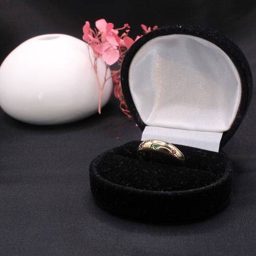 Bague Bague constellation Or jaune Emeraudes Saphirs Rubis 58 Facettes