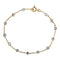 Bracelet Bracelets gouttière or jaune, or blanc et diamants. 58 Facettes 30616